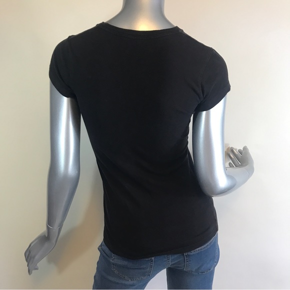 Women's Small-XS MICHAEL JACKSON Black Fitted T-Shirt “King of Pop”. - Picture 8 of 13